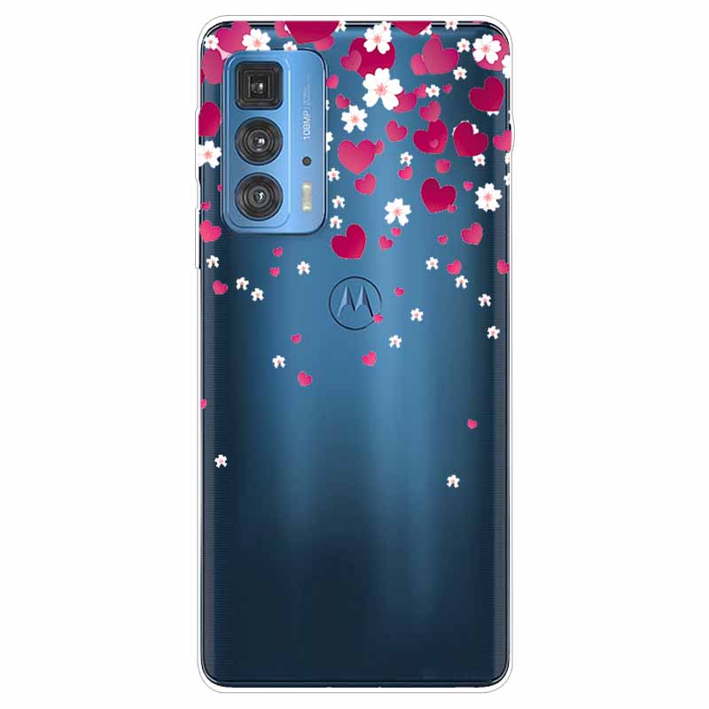 Für Motorola Moto Edge 20 Pro Lite 5G Hülle Silikon Weich Transparent Hülle für Moto Edge20 Fusion Pro Handyhülle Transparent TPU Hülle