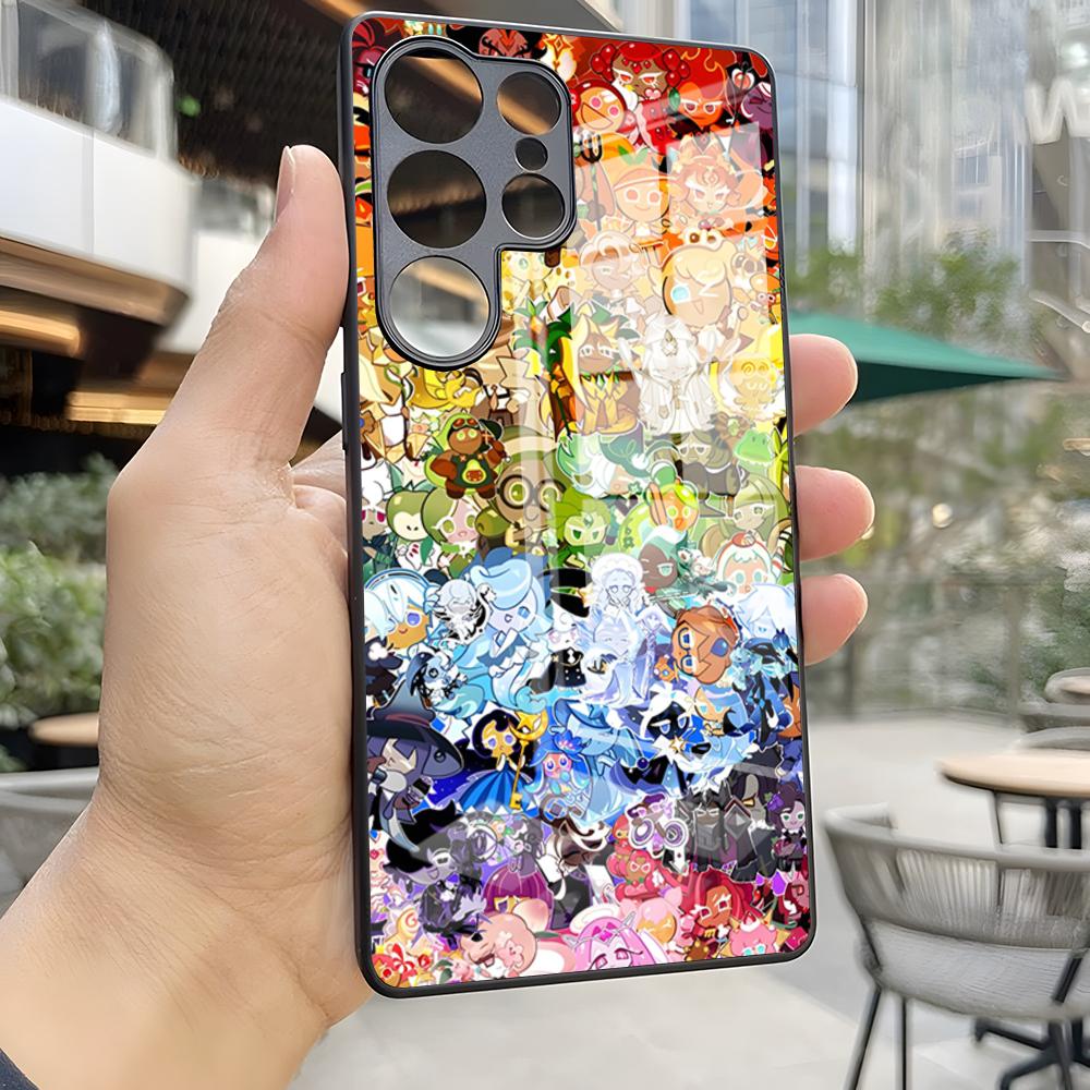 C-Cookie Run K-KingdomS Phone Case For S25 Ultra Samsung S26 S24 Fe S22 S20 S23 21 Plus A54 A34 A53 A16 Glass Cover