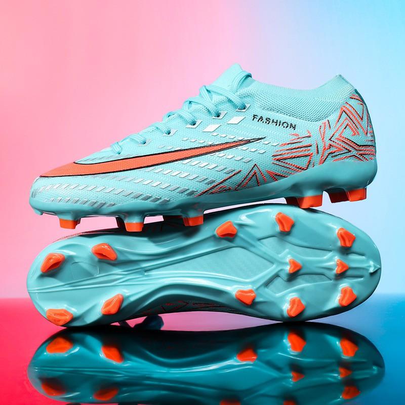 Mens Low-Cut Football Cleats Grass Artificial Turf Training Outdoor Soccer Shoes