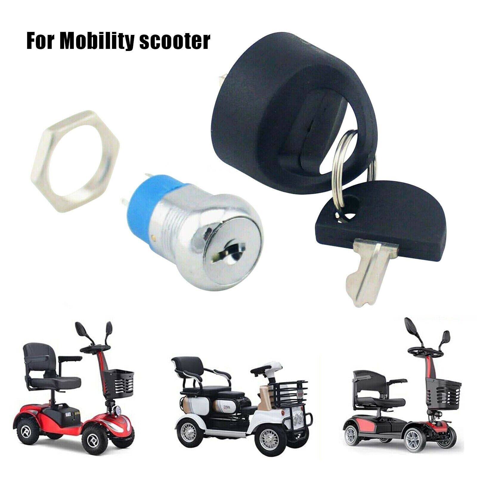 

Electric Scooter Lock Ignition Switch Mobility Scooter Spare Start With 2 Keys