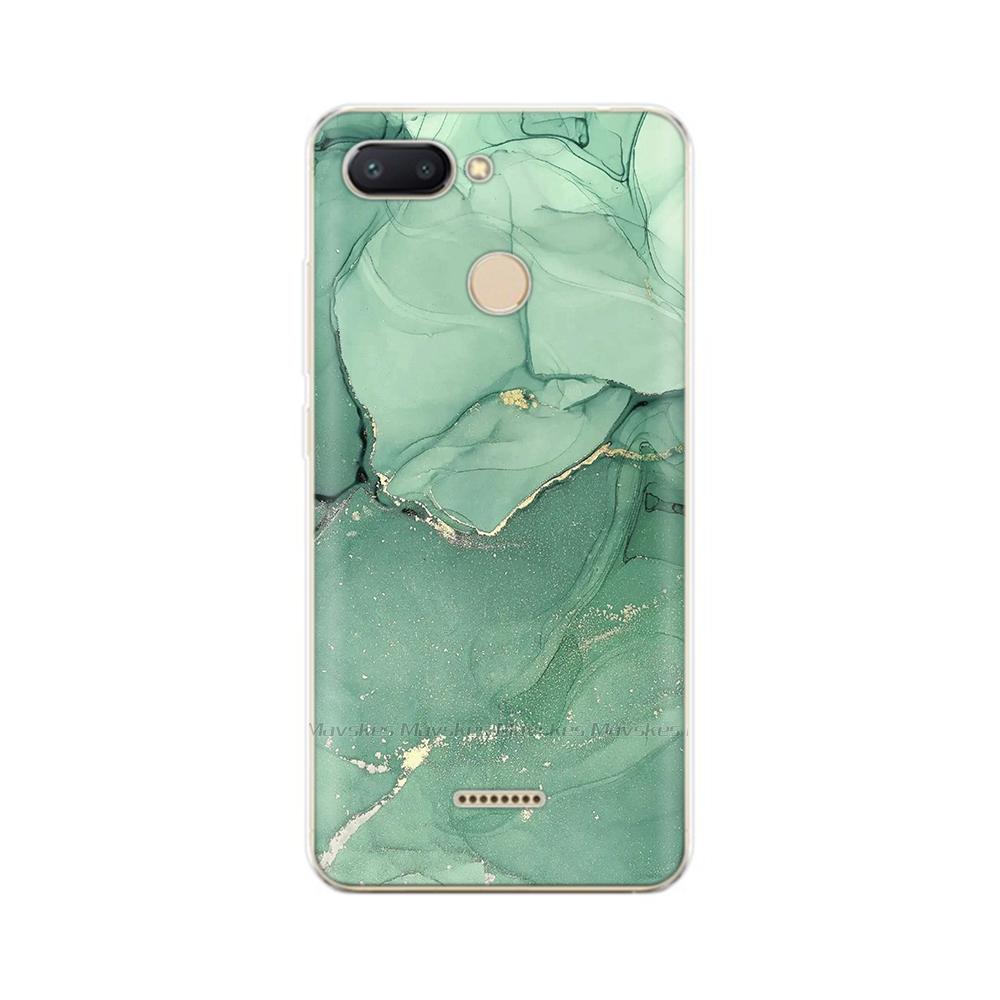 For Redmi 6 Phone Cover Transparent Silicone TPU Protective Cats Flower Print Covers Case For Xiaomi Redmi 6 6A Redmi6 Funda