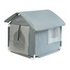 Cat House Weatherproof Warm Foldable Feral Cat Shelter With Removable Mat For Outdoor Indoor Cats Dogs Small Animals