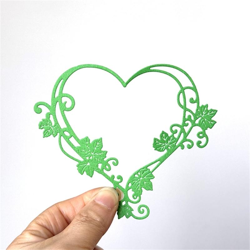 Flower Heart Carbon Steel Die Cut Embossing Cutting Dies Stencils For Card Making Scrapbooking Photo Album Memory Book