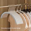 10Pcs Non-Slip No Trace Hangers, Thickened Semi-Circular Metal Clothes Hangers, Space Saving Wardrobe Organizer For Home Use
