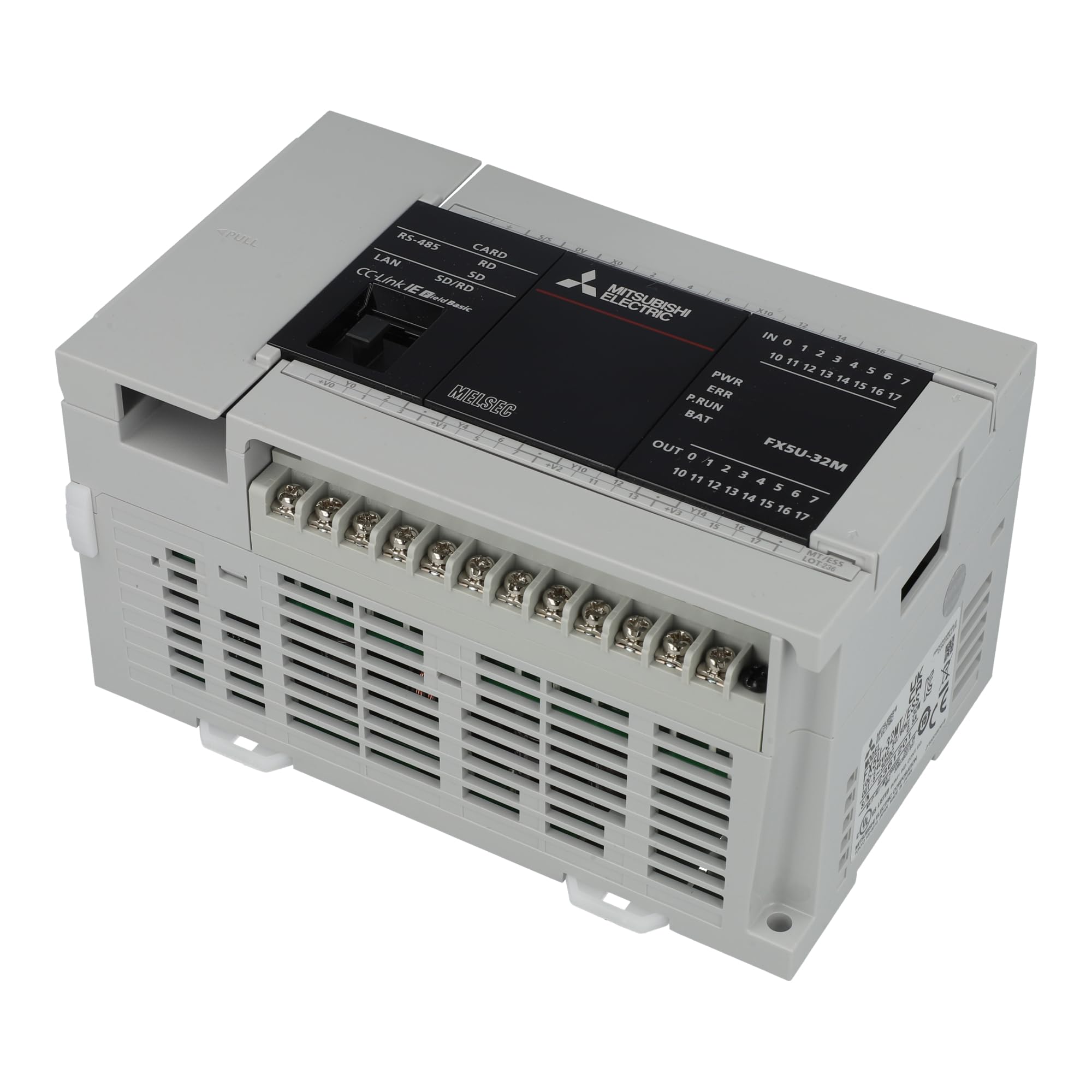 

Мікросеквенсор Mitsubishi Electric Серії MELSEC Блок ЦПУ iQ-F FX5U-32MT/ES білий