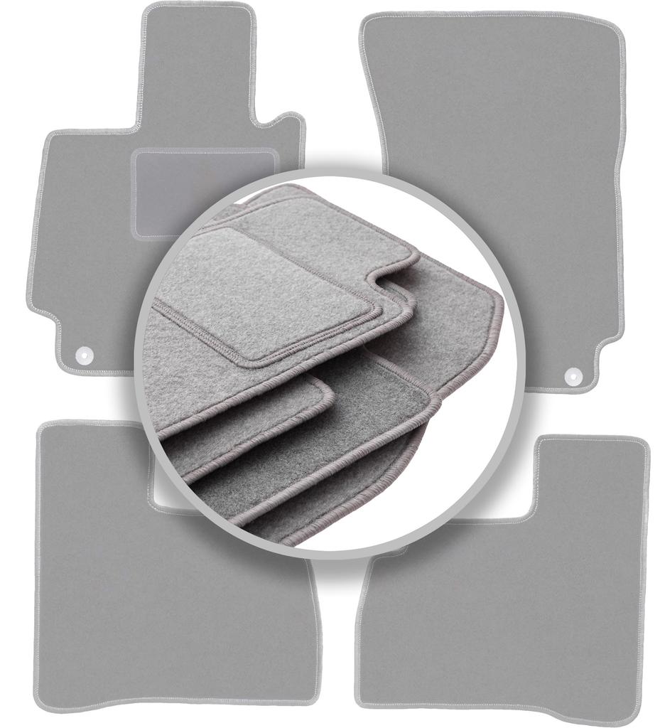 Graue Automatten für: Mercedes W221 S-Klasse Limousine kurz (2005-2013)