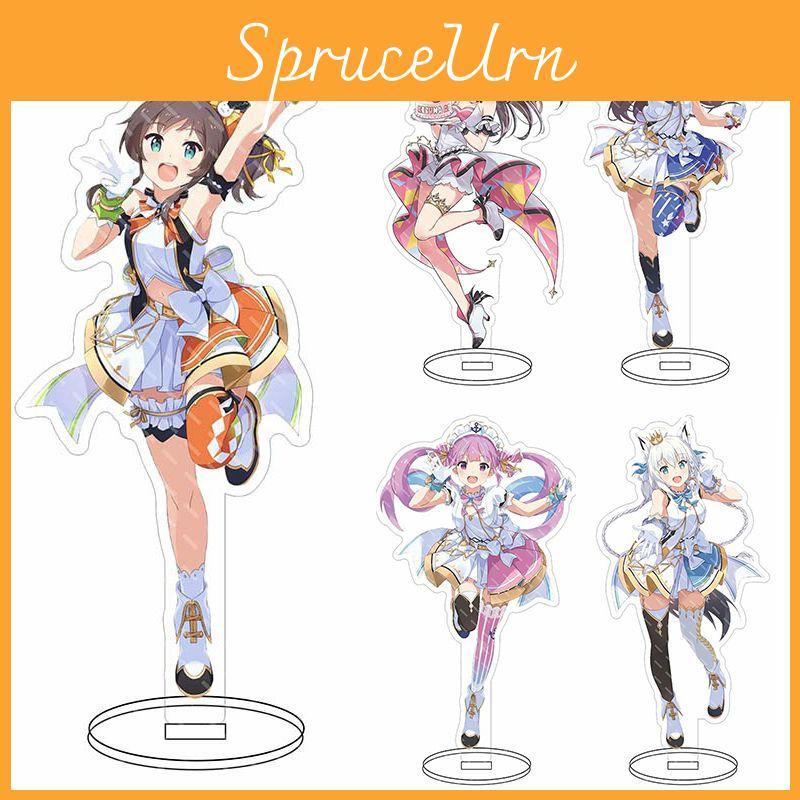 Hololive Vtuber Acrylic Stand Adorable Desktop Decor Featuring Fubuki Okayu Ayame Subaru Matsuri