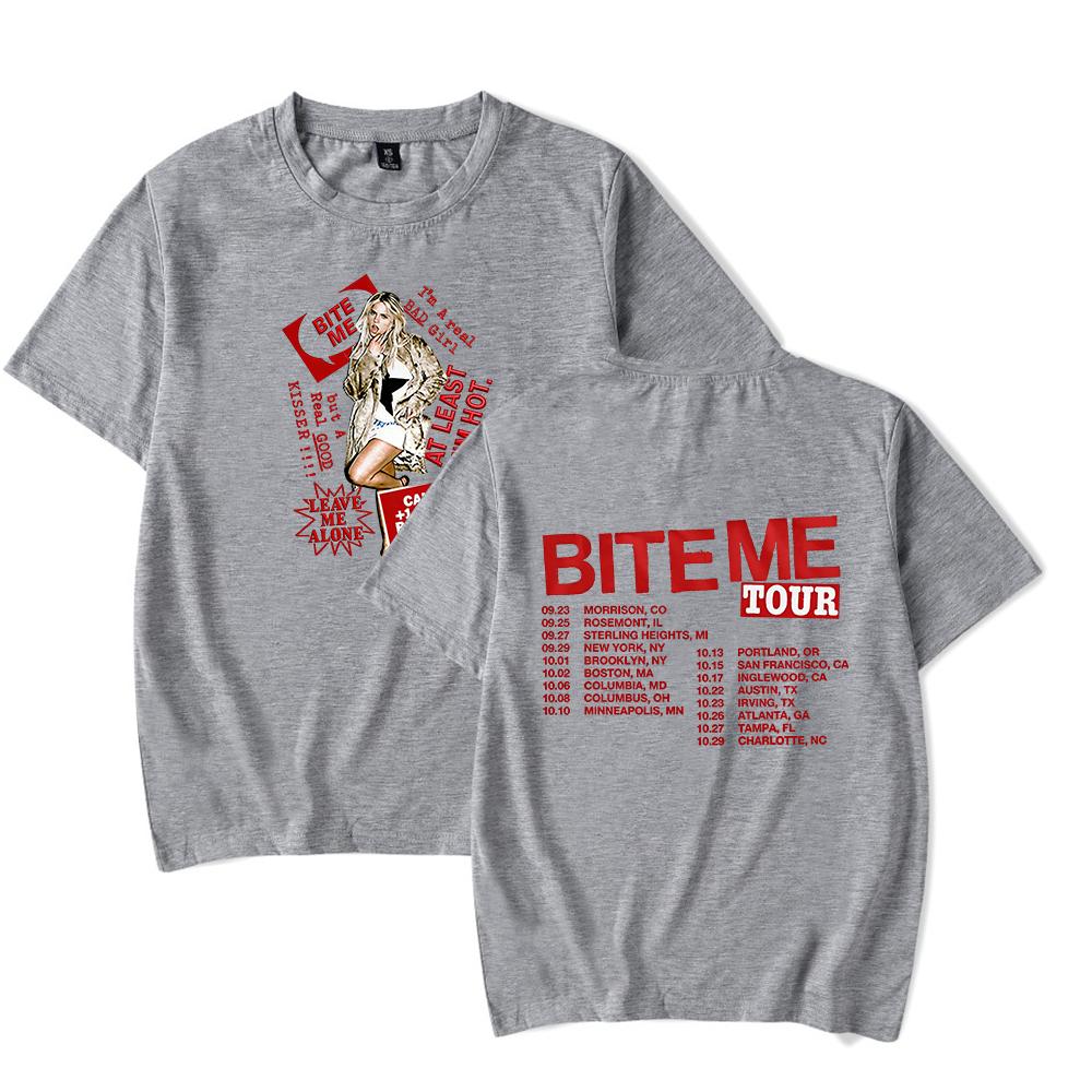 

Reneé Rapp Merch Tshirt 2026 BITE ME tour Merch Cool Print Tops for Unisex and Women Streetwear 4XL