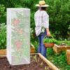 Rectangular Insect Net Cover Garden Bird Net Plant Protection Mesh with Zipper and Drawstring 150cm by 45cm Insect and Bird Barrier for Outdoor Plants