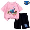 Kpop Demon Hunter 2026 Summer T-shirt Set: Cute Cartoon Style Outfits for Stylish Boys & Girls, Great as a Special Birthday Gift