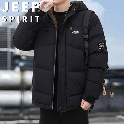 Jeep Spirit Men's Hooded Padded Jacket