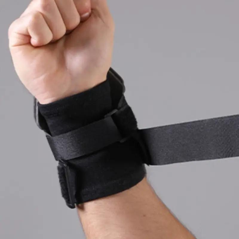 1 Pc Thickened Sponge Rugby American Football Wristband With Double Compression - Adjustable Support Wrap For Wrist Protection