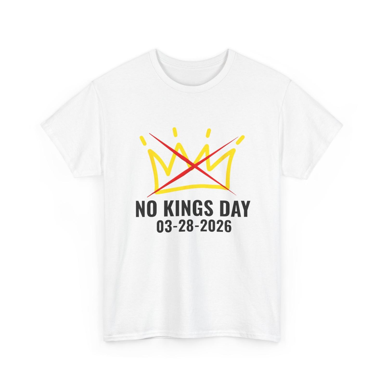 No King March 28 No King Day Political Shirt XXXL