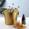 ZISIZ Thickened Stainless Steel Tiger Head Ice Bucket