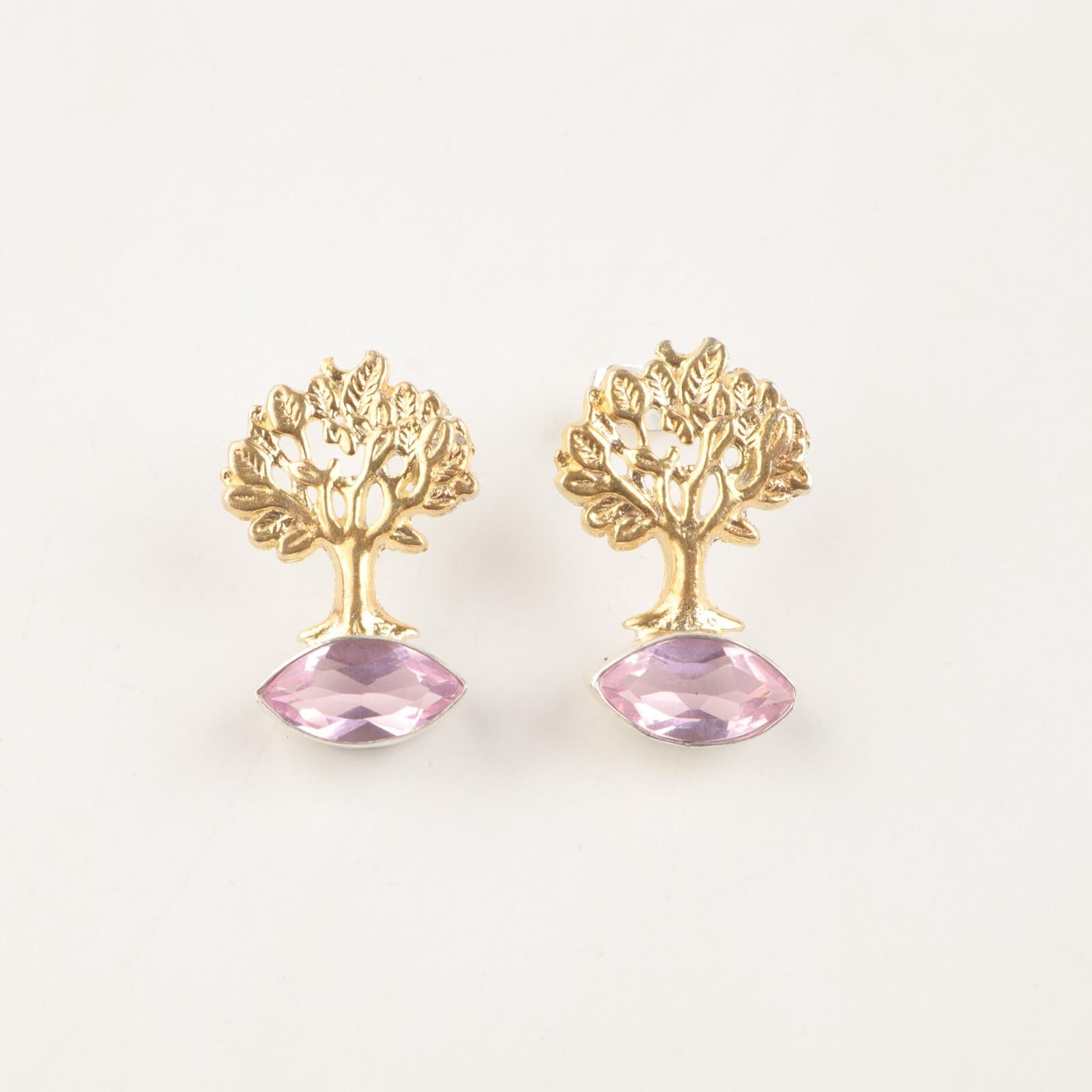 

Маркиза Морганит Камень Сестры Подарок Уникальные Пусеты с Застежкой-Пуссетом 925 Серебро EE-144-8