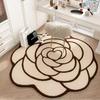 Irregular Circular Living Room Carpet Bedroom Bedside Carpet Dressing Room Study Room Swivel Chair Floor Matc
