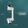 1080° Rotatable Universal Faucet Extension with Splash-Proof Aerator