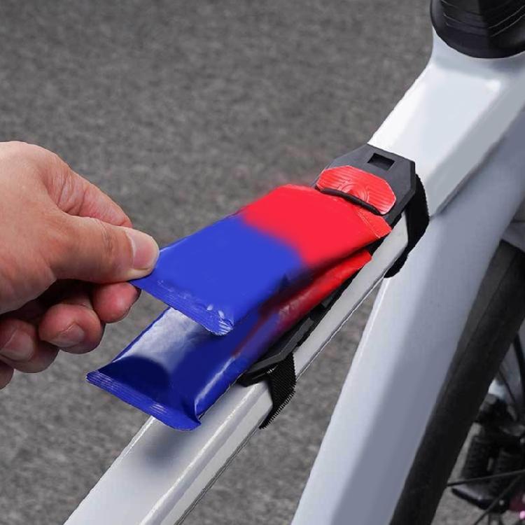 Bike Mountable Energy Gel Storage Clip Quickly Access Bike Energy Gel Clamps Easy Installation Cycling Equipment