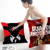 Anime Django Unchained Office Cushion Pillowcase Car Cushion Cover45X45CM Lumbar Pillowcase Sofa Pillowcover