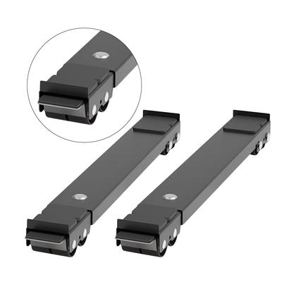 2pcs Mobile Washing Machine Base Adjustable Extendable Appliance Roller Multifunctional Anti-slip Home Furniture Moving Roller
