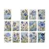 23Sheets Retro Scrapbooking Paper Embossed Flower Leaf Paper for Scrapbooking Photo Album Journal Notebook