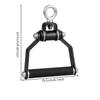 Cable Attachment with Knurled Grip Heavy Duty Lat Pulldown Handle Textured Rowing for