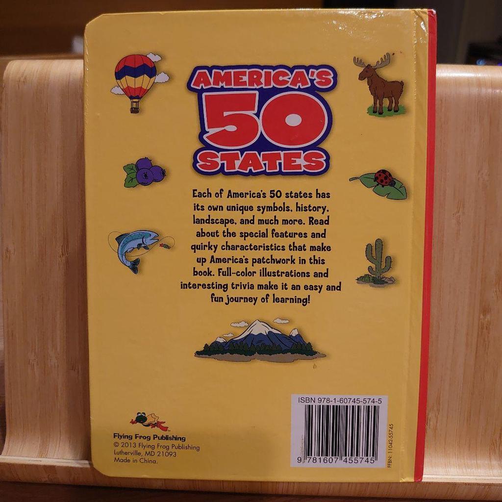 [USED] English Picture Book: America's 50 States