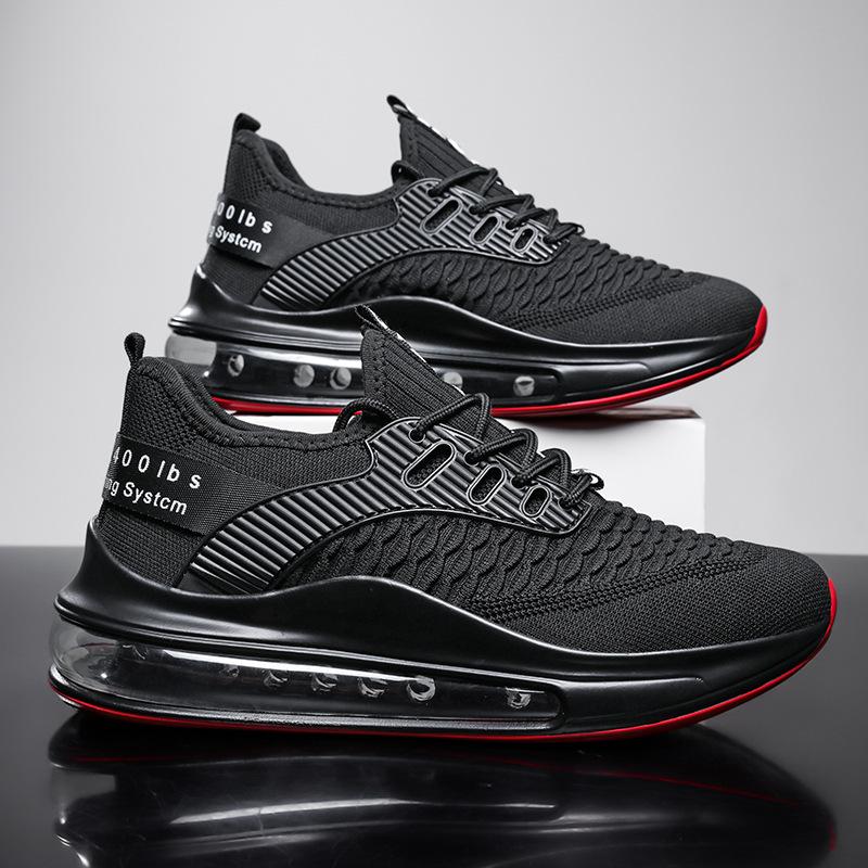 Neue Mode Sport- und Freizeitschuhe Herrenschuhe Übergröße Vollflächen-Luftpolster Laufschuhe Mesh-Schuhe