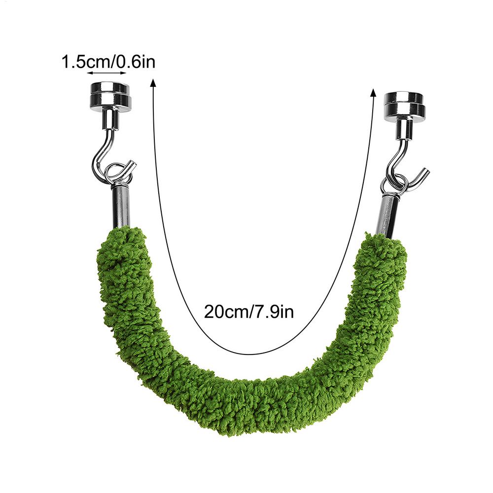

Jumping Spider Bridge Hermit Crab Climbing Enclosure Bridge Swings Spider/Gecko Jumping stand Climbing ladder for Terrarium зелёный