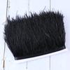 1 Meter Ostrich feather Trim Ribbon Dyed Various Long Ostrich Fringe 8-10CM feathers for crafts Dress/skirt Sewing Accessory