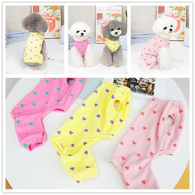 Haustierkleidung für Frühling/Sommer: Vierbeiniges Outfit für kleine Hunde für Teddy