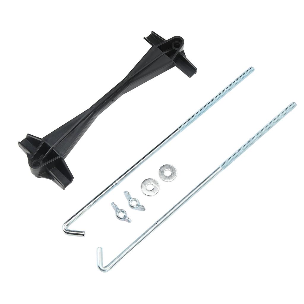 7in Battery Clamp 10in Hold Down Bolts Nuts Kit J Hook Universal Automobile Accessories