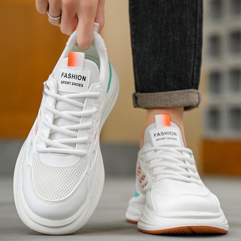 Fashion Men's Sneakers Breathable Mesh Shoes Lace Up Vulcanized Shoes Tennis Training Shoes for Men Sport Running Shoe Zapatillas Hombre