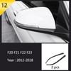 For BMW 1 2 Series F20 F21 F22 F23 Carbon fiber Car Control CD Panel Cover Trim Air conditioning Outlet Frame Decoration Sticker LNYCP1