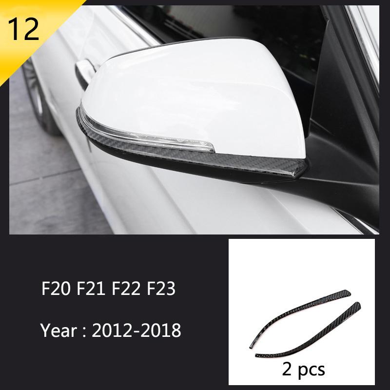 For BMW 1 2 Series F20 F21 F22 F23 Carbon fiber Car Control CD Panel Cover Trim Air conditioning Outlet Frame Decoration Sticker LNYCP1