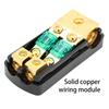 Fuse Holder, Qiilu 1 In 2 Out 0/4 AWG To 4/8 AWG Audio Power