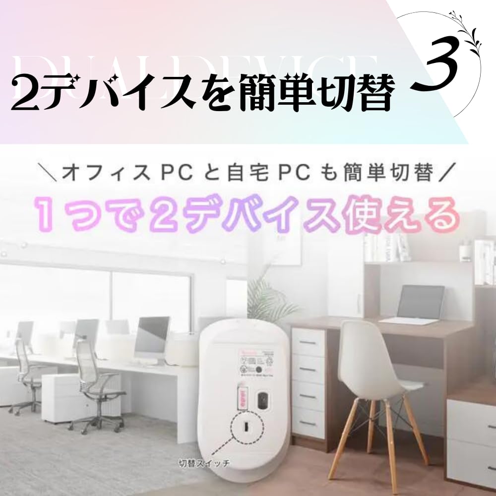 EGRET SweetiE Wireless Mouse with Artificial Gemstone 12 Bluetooth DPI Cubic Adult Gift for School Entrance Promotion Gift Buttons, Colors,