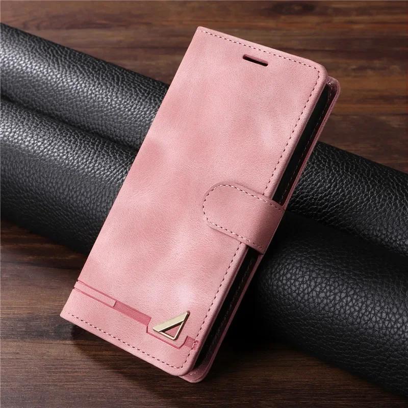 Leather Wallet Bag Phone Case For Xiaomi Redmi Note 13 Pro 4G Note13 Pro+ 13Pro Plus 5G Redmi13C 13C Luxury Flip Cover Card Slot