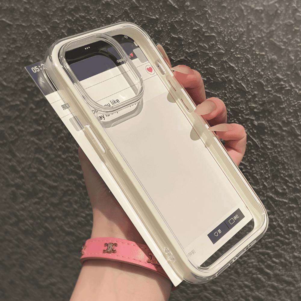 

Роскошный прозрачный чехол для iPhone 17 Air 16 15 14 13 12 11 Pro Max Plus силиконовый конфетный прозрачный бампер задние чехлы-накладки iPhone17 белый