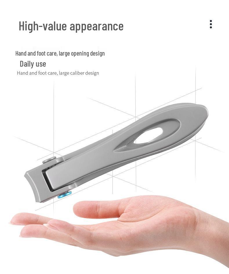 High-End Anti-Splash Nail Clipper Set for Thick Toenails
