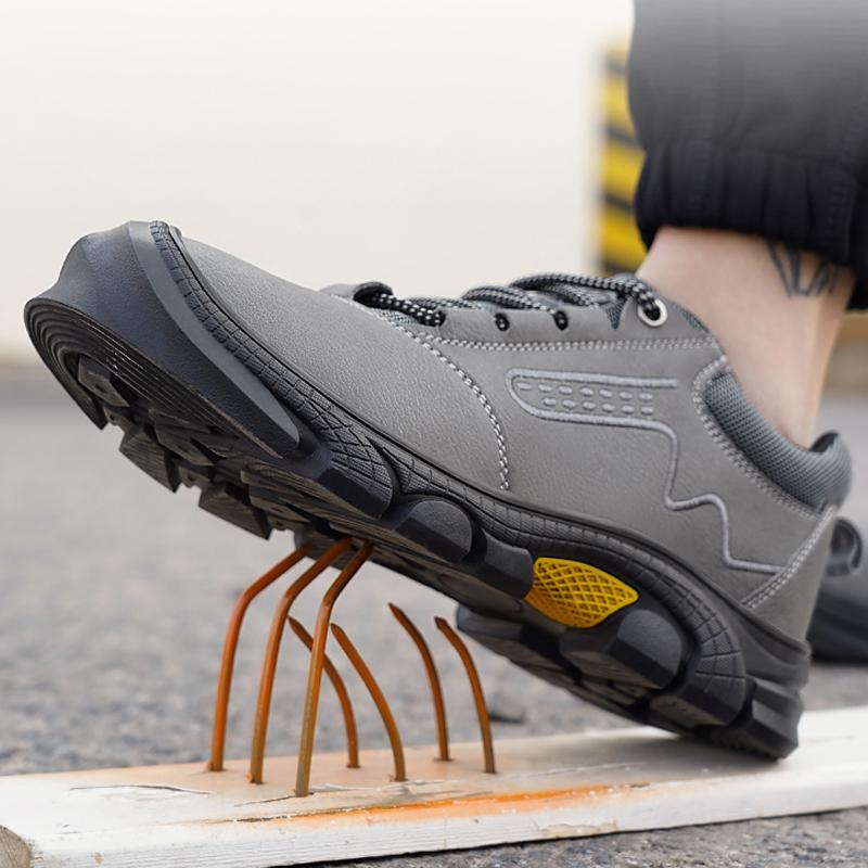 high-quality Safety Shoes Men Boots waterproof Security leather shoes Work Boots Steel toe shoes Non-slip 6KV isolation shoes