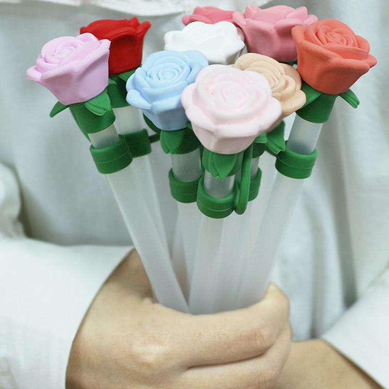 Bouchon de Paille Fleur de Rose 10mm pour Diamètre Silicone Large Résistant à la Chaleur Anti-poussière Bouchon de Paille Accessoire de Tasse