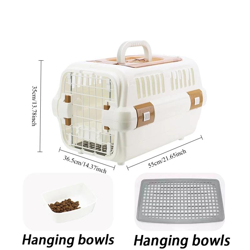 

Дорожная сумка-переноска для кошек, сумка для переноски на открытом воздухе, большая вместимость, переносные сумки для кошек, подвесные миски, миски для домашних животных