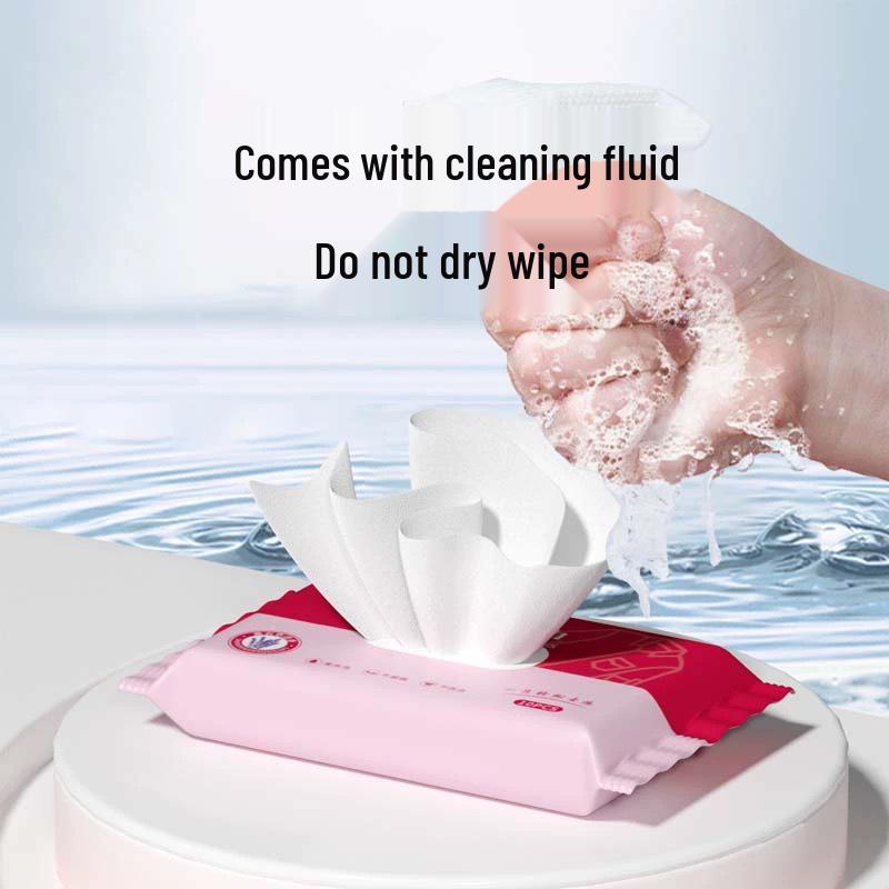 Stain & Oil Remover Wipes for Clothing, Shoes, and Jackets - Portable, No-Wash, Waterless Cleaner