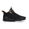 Anta Shock Absorbing Non-Slip Wear-Resistant Mid-Top Basketball Shoes Kids Sneaker Black Gold Gray A312131181-4