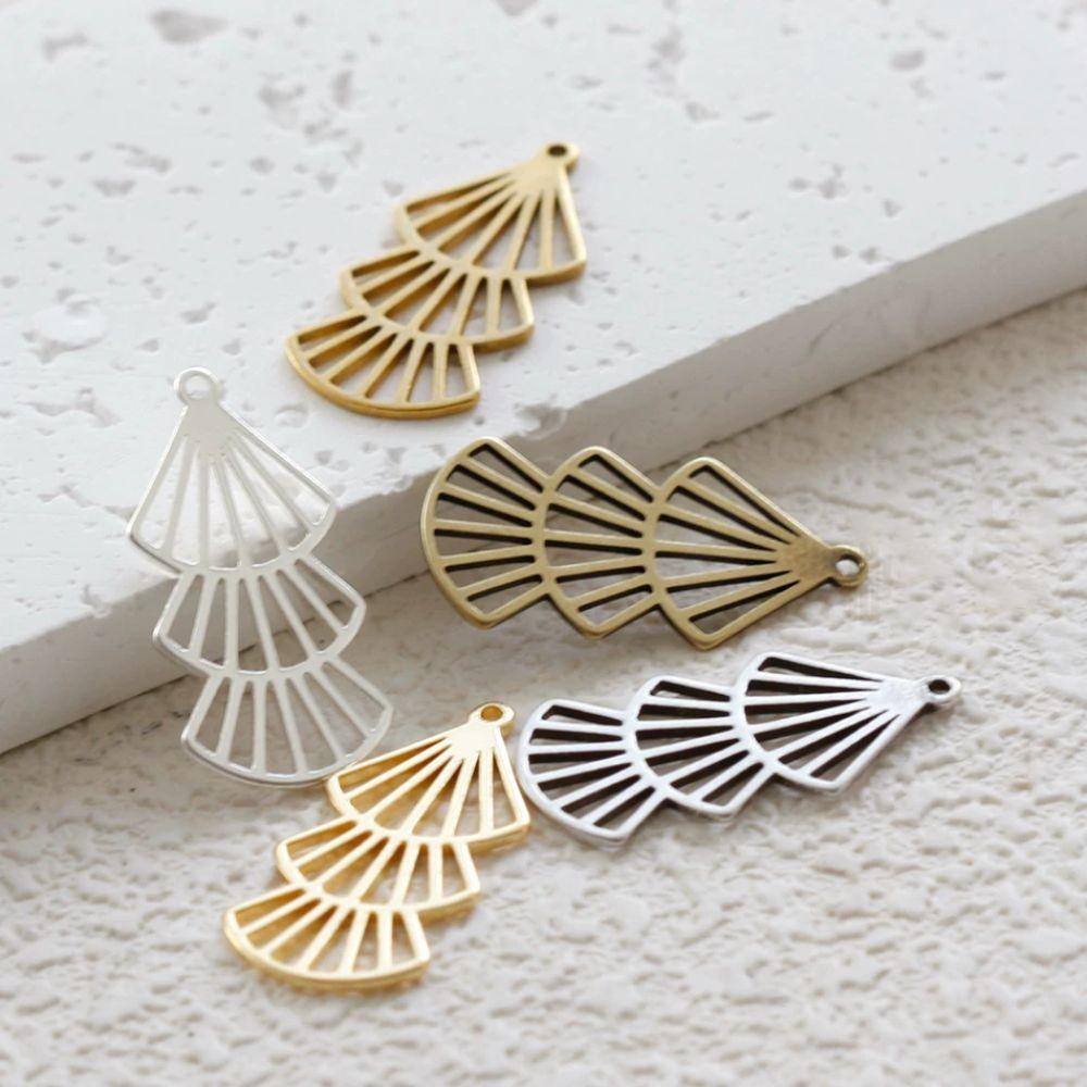 Top Loop DIY Jewelry Charms Geometric Shape Hanging Connector DIY Jewelry Kit Bracelet Making