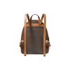 Michael Kors Zaino Brooklyn Monogramma Color Block Chiusura con Zip Tela Rivestita Zaino Donna Avorio-Marrone Marrone Chiaro 30H1GBNB2B-252