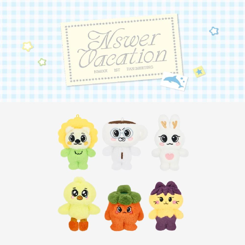 

Предзаказ NMIXX 1-й фан-встречи NSWER Vacation Плюшевая игрушка 10см вер. DANDELION
