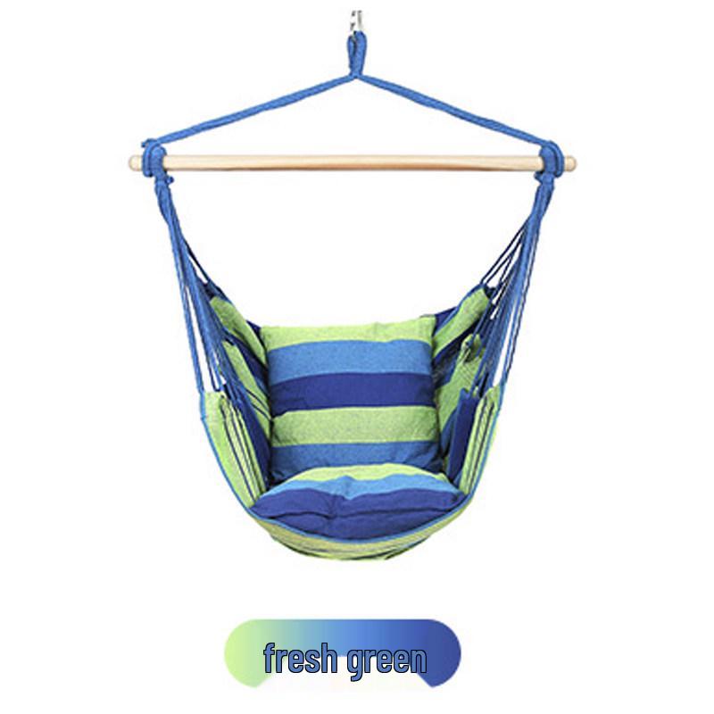 Indoor/Outdoor Canvas Hammock Swing Chair for Adults & Kids