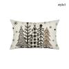 Merry Christmas Cushion Case Red Cushion Cover Throw Pillow Case Sofa Home Decorative Pillows Cover New Year Pillowcase Gift